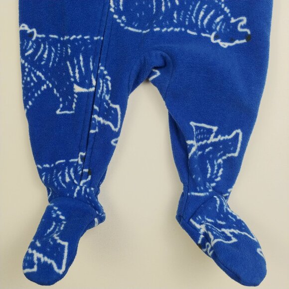 Carter's Fleece Bear Zip-Up Footie 3 Months - Picture 2 of 6